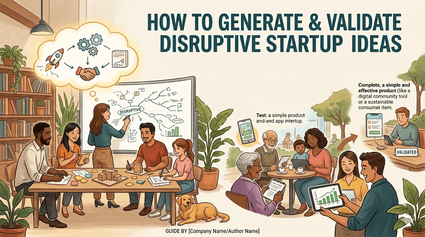 How to Generate and Validate Disruptive Startup Ideas