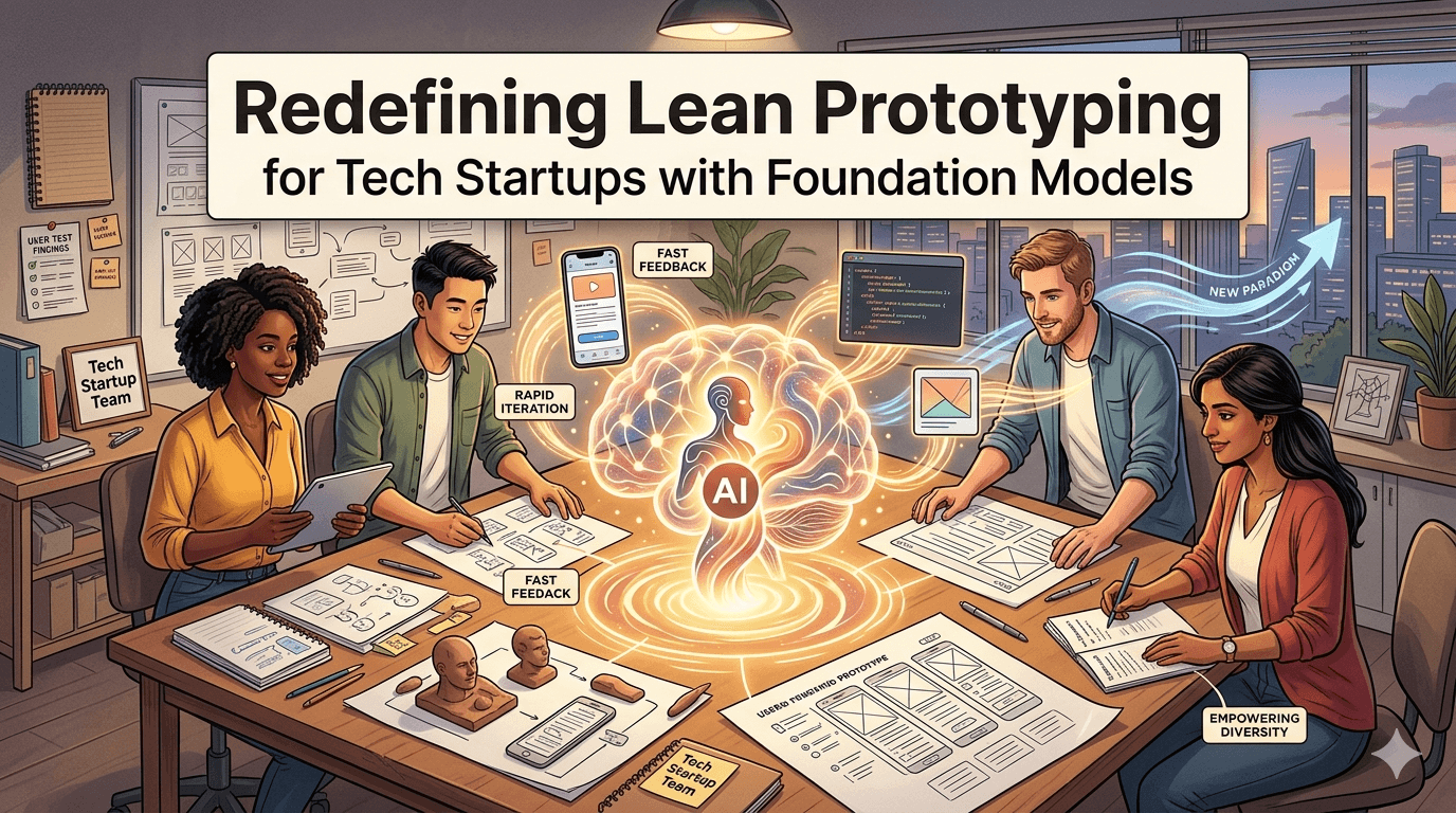 Redefining Lean Prototyping for Tech Startups with Foundation Models