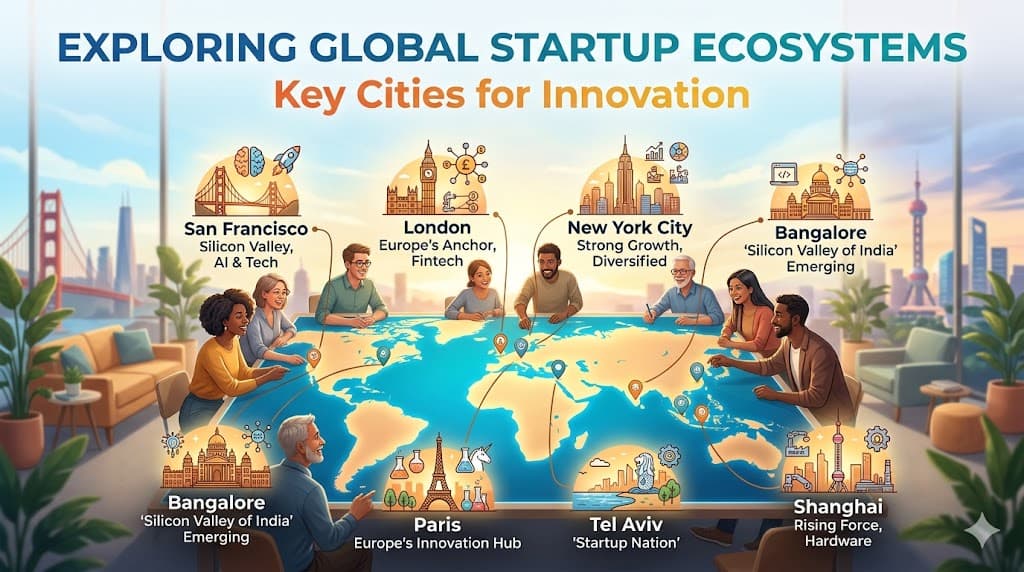Exploring Global Startup Ecosystems: Key Cities for Innovation