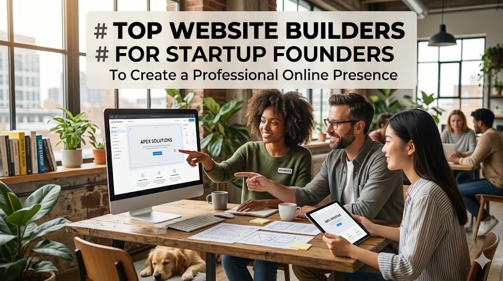 Top Website Builders for Startup Founders to Create a Professional Online Presence