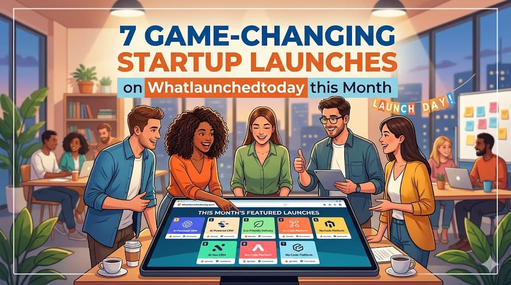 7 Game-Changing Startup Launches on Whatlaunchedtoday This Month