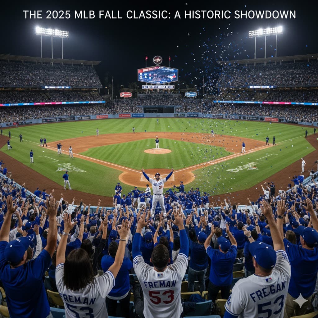 The 2025 MLB Fall Classic: Dodgers vs. Blue Jays historic marathon