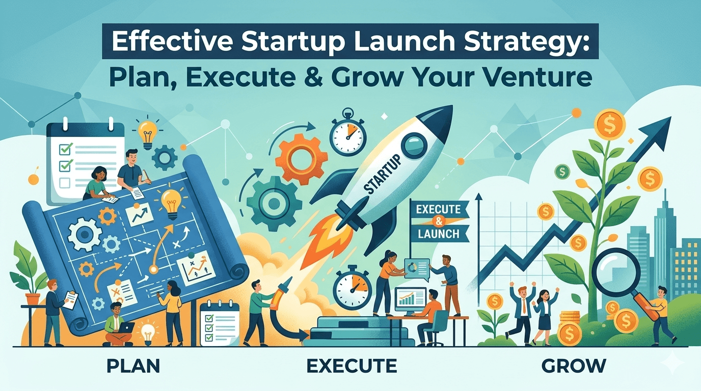 Effective Startup Launch Strategy: Plan, Execute & Grow Your Venture