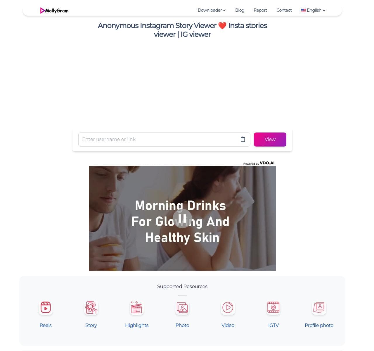 Mollygram Instagram: View IG Stories Anonymously (Free)