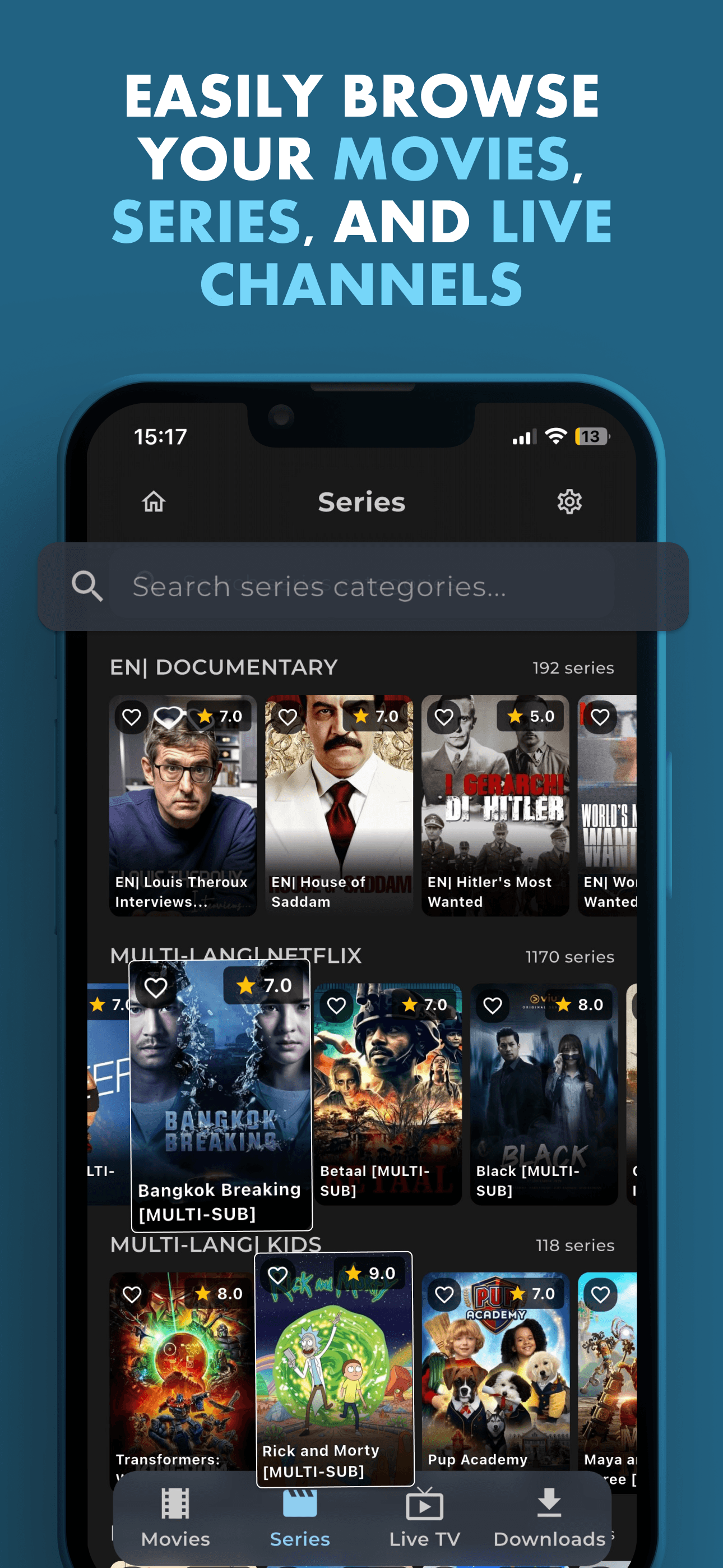 EDGE IPTV screenshot 1