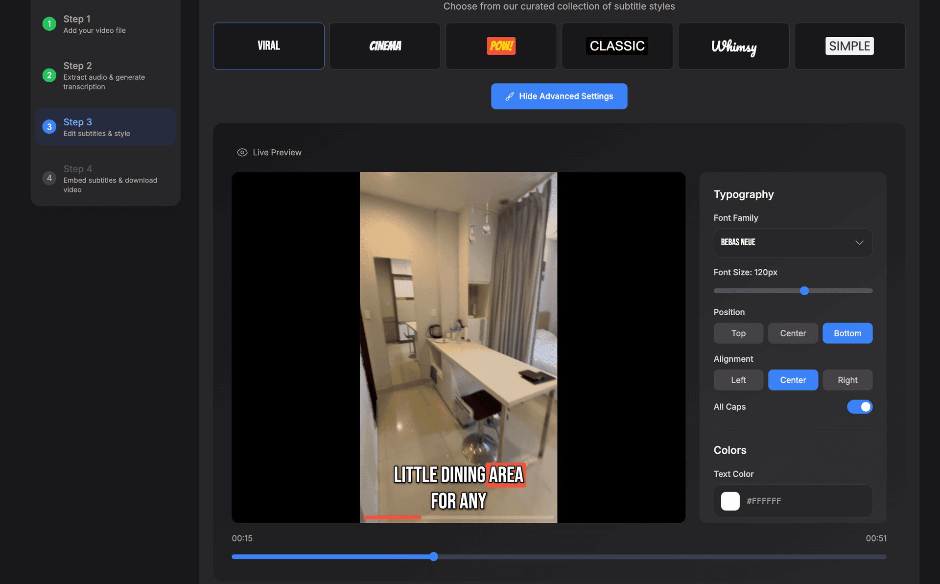 SubtitlesFast screenshot 1