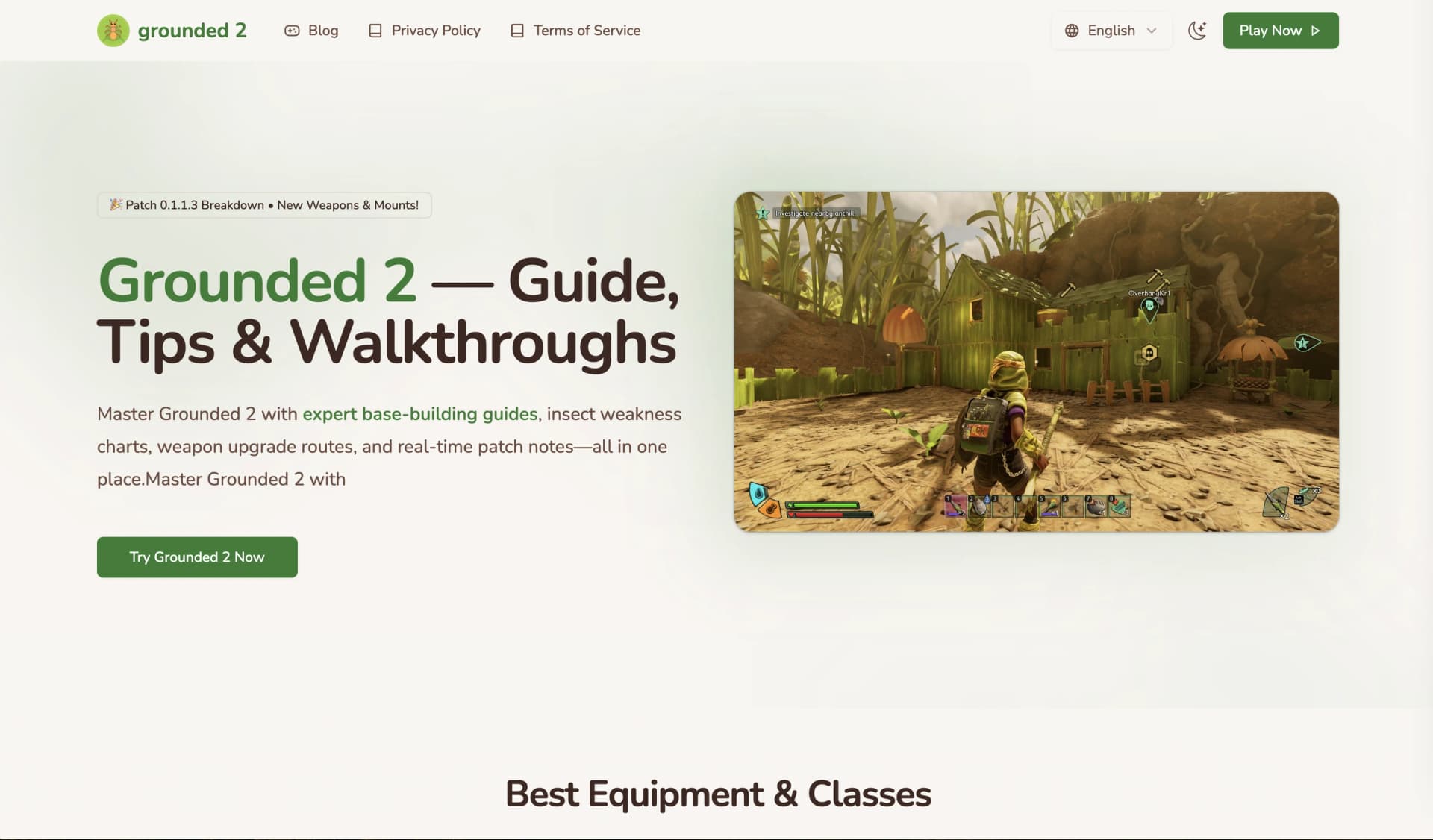 Grounded 2 Companion: Guides, Tips & Builds screenshot 1