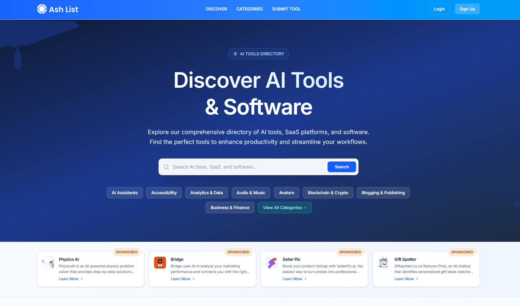 Ash list screenshot 1