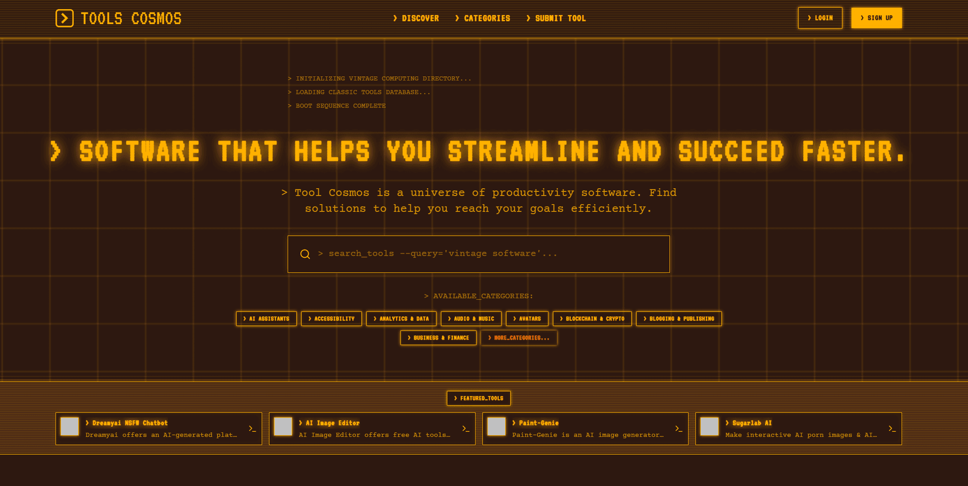 Tools Cosmos screenshot 1