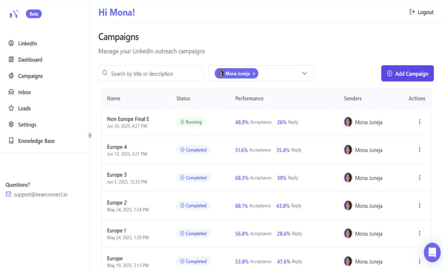 Bearconnect screenshot 1