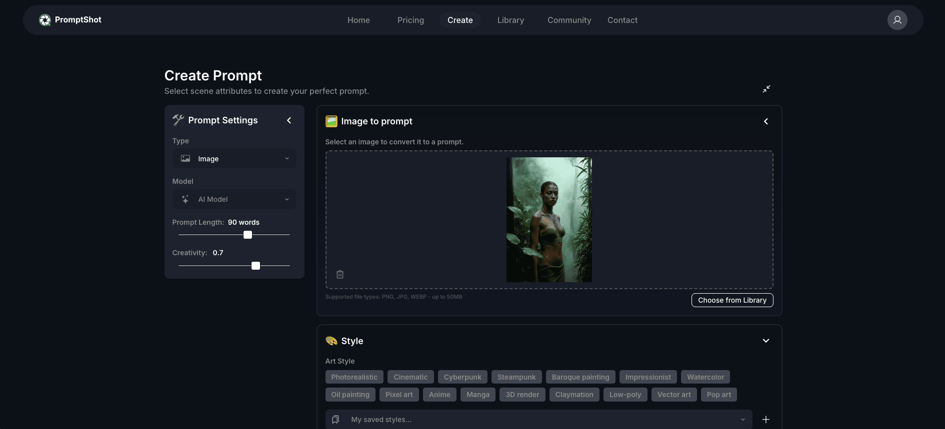 PromptShot screenshot 1