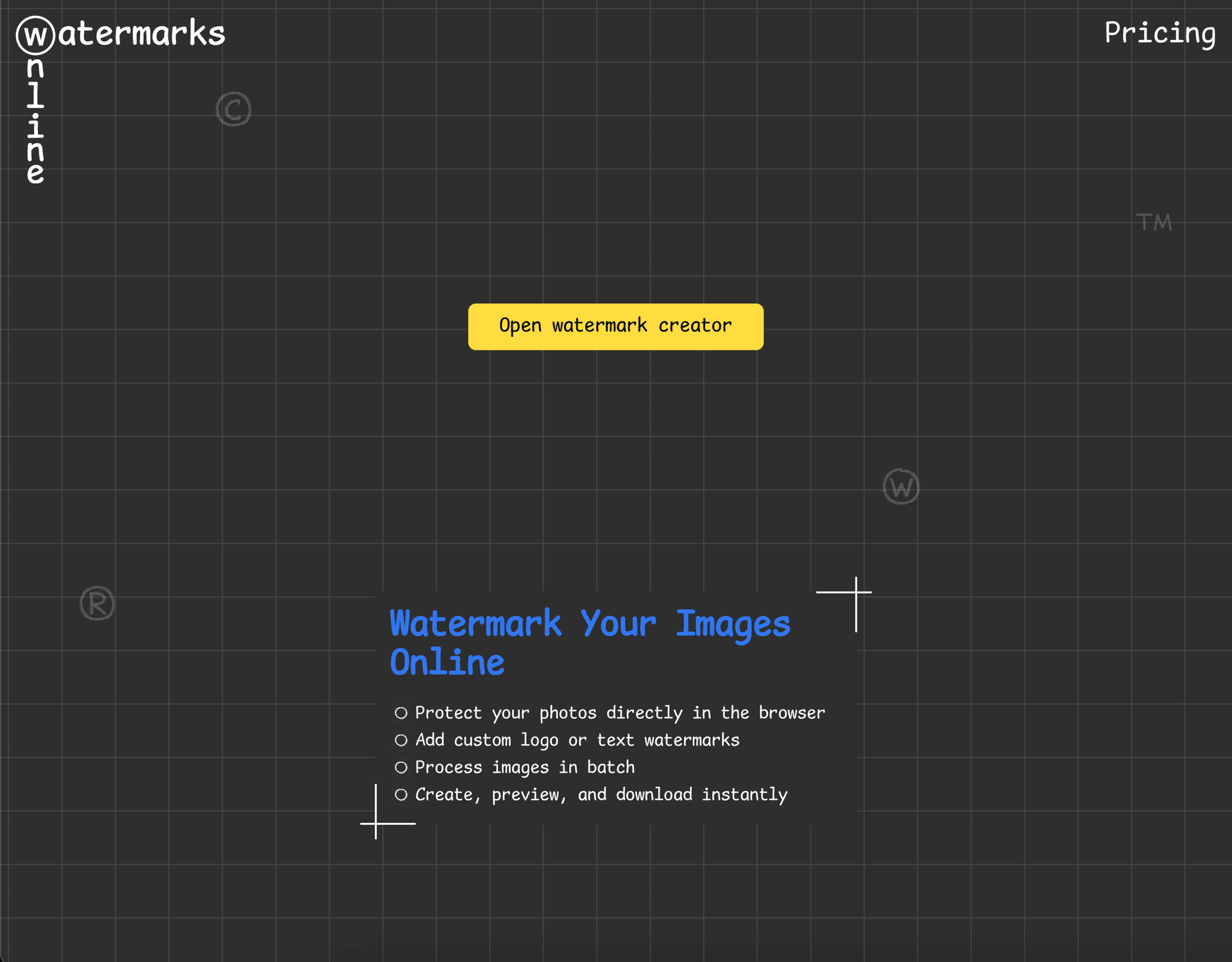 Onlinewatermarks screenshot 1